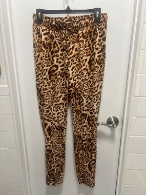 INC Leopard Print Joggers